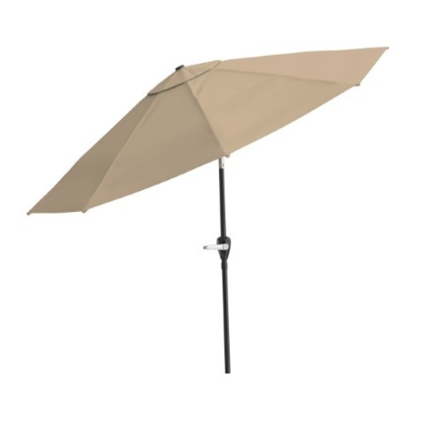 Nature Spring Nature Spring 10 Foot Patio Umbrella-Auto Tilt, Sand 408086IDT